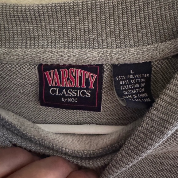 Varsity Classics Gray Sweatshirt - Picture 3 of 3